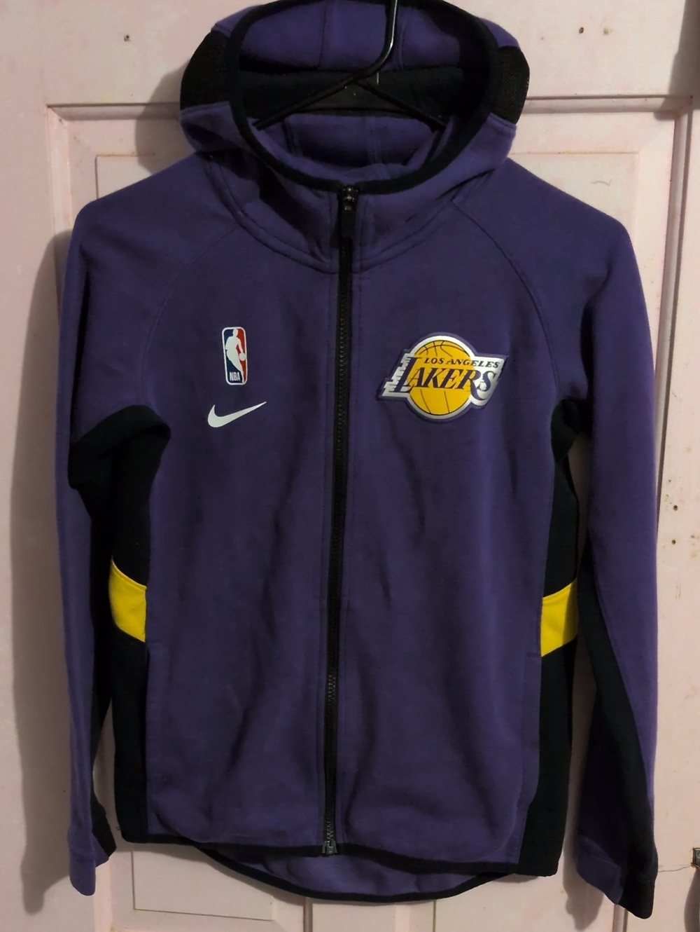 Nike Kids Los Angeles Lakers Purple & Yellow Zip Hoodie